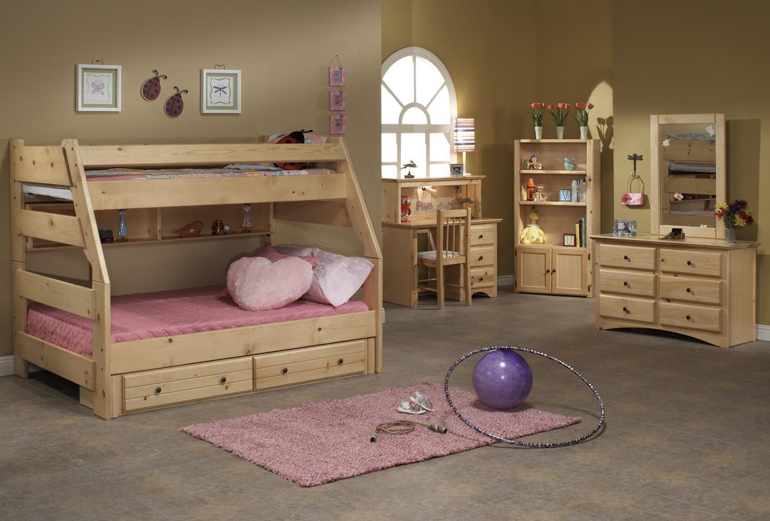 Trendwood Sedona Twin/Full High Sierra Bunk Bed Conlin's Furniture Bunk Beds